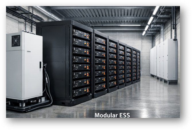 모듈형 ESS (중·대형 · 산업용)